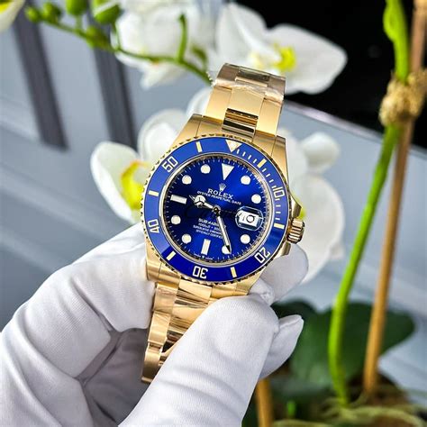 rolex submariner white gold vs yellow gold|18k gold Rolex watch prices.